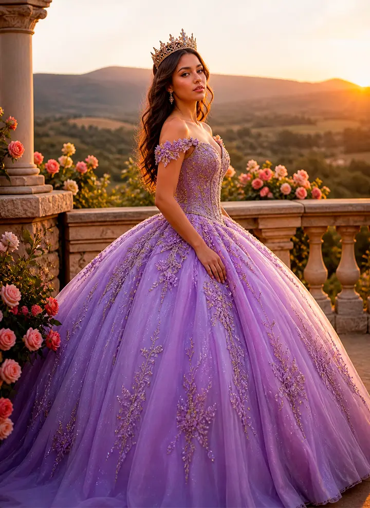 quinceañera lila portada